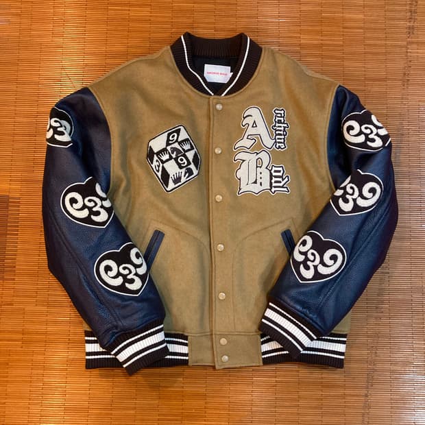 아카이브볼드 카우 레더 스타디움 자켓