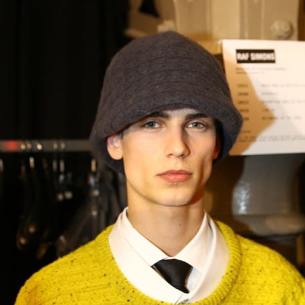 [M] 라프시몬스 12FW 청키 앙고라 스웨터