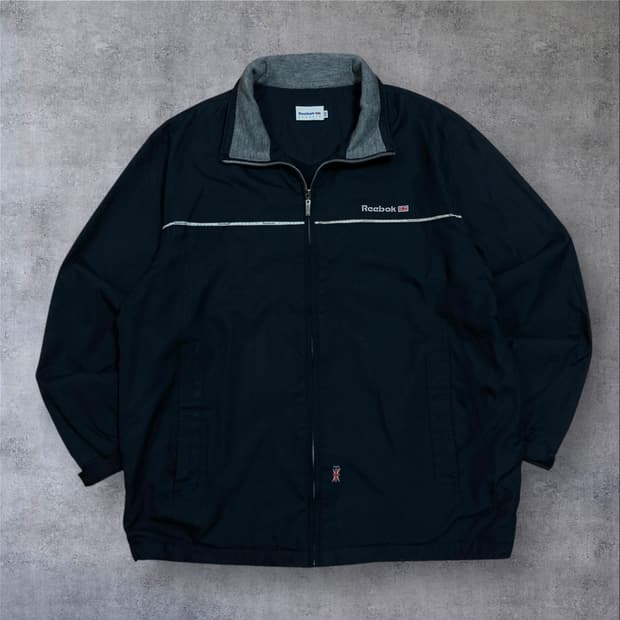 리복 올드스쿨 스몰 로고 네이비 바람막이