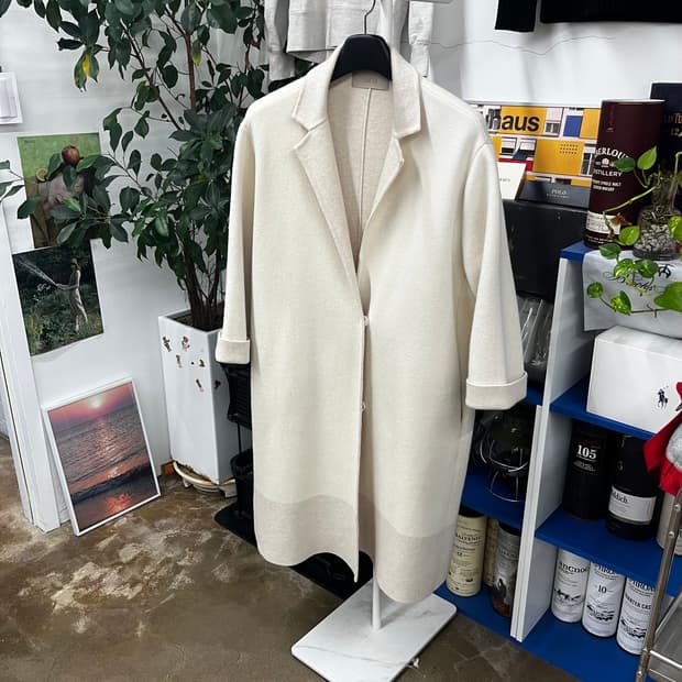 르베이지 캐시미어 블렌드 코트 88-94