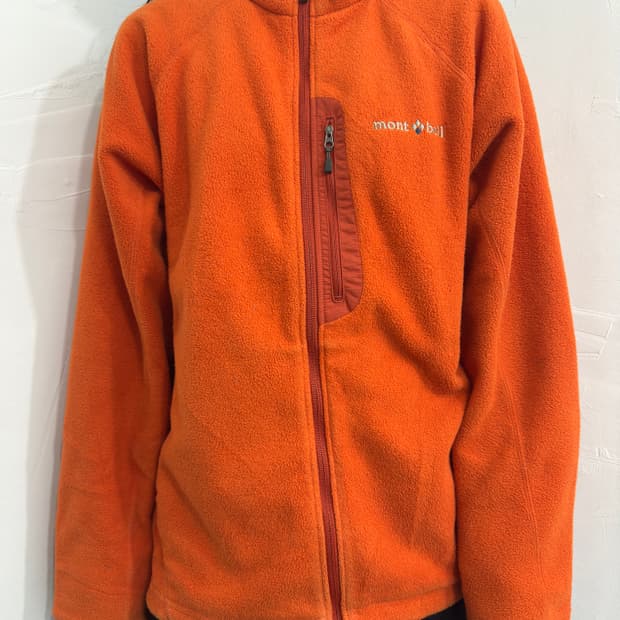 mont-bell orange fleece