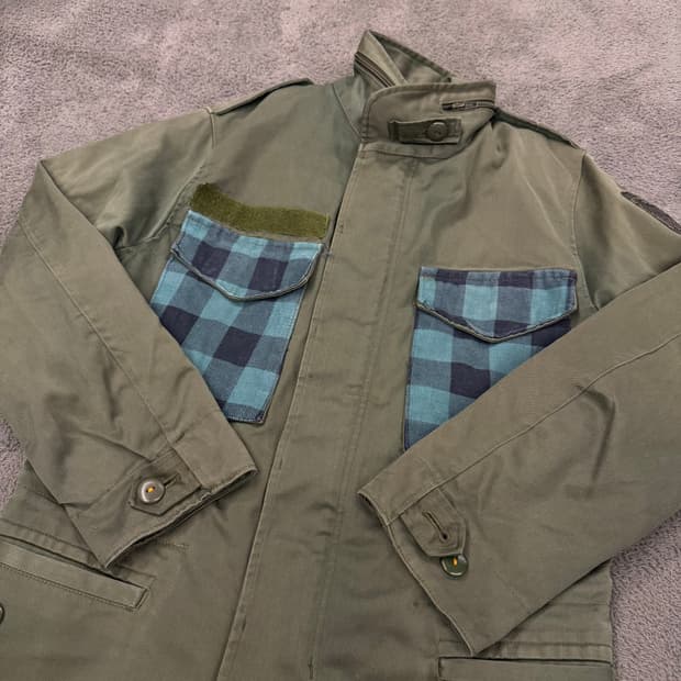 [정품/M-L] KRAML 91 밀리터리 M65 패치워크 포켓 필드 자켓