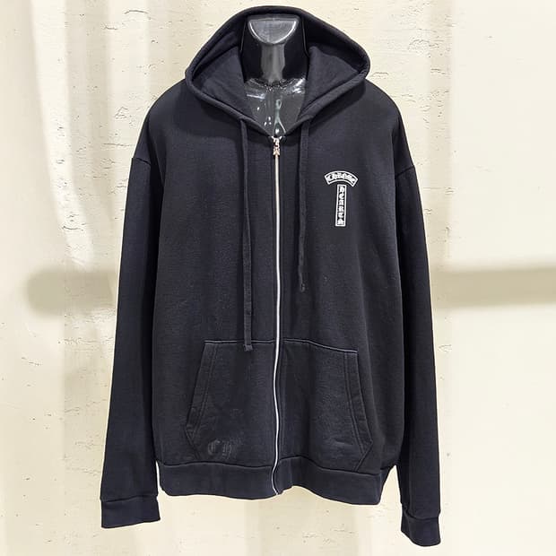 [XXL] 크롬하츠 T BAR 후드집업 블랙 B1213C125