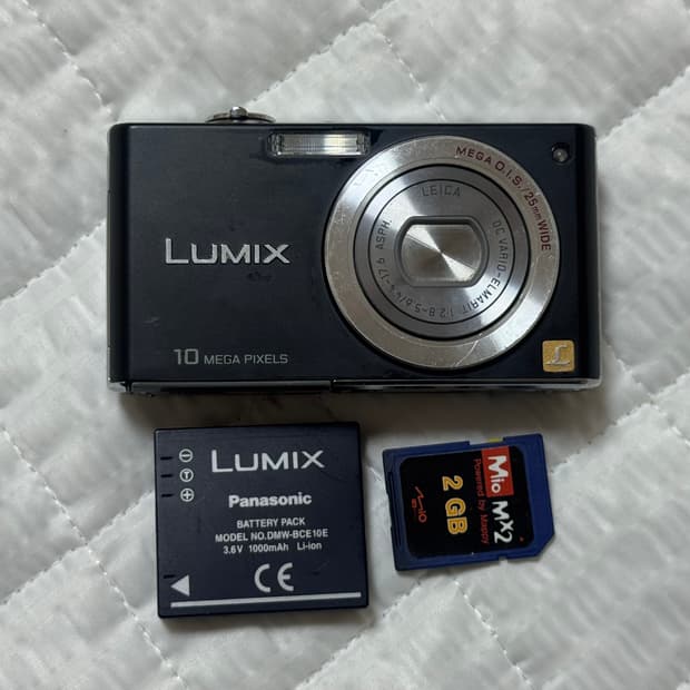 파나소닉 루믹스 DMC-FX36 블랙 디지털 카메라