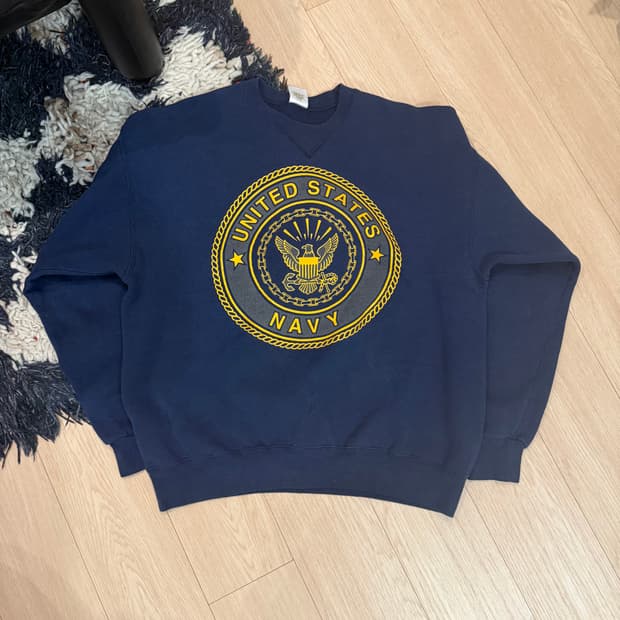 [XL] US NAVY USA OG 빈티지 스웻셔츠