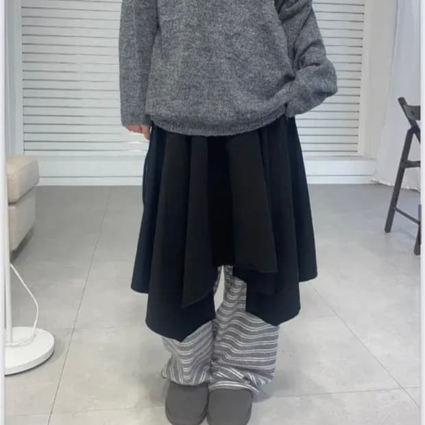나의나인 이즈이즈 floor sk 레이어드 스커트