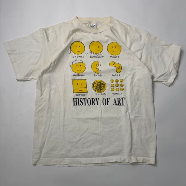 90s History Of Art Tee (white)