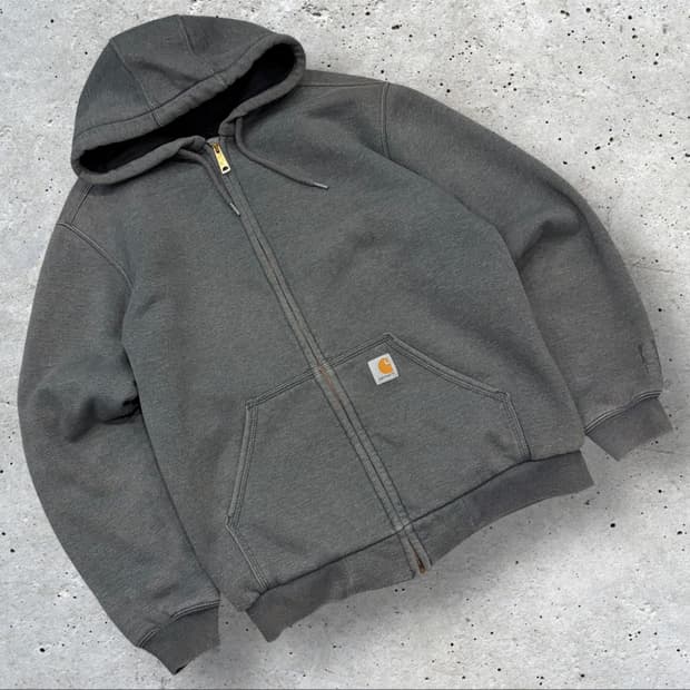 [S] 칼하트 레인디펜더 후드 집업 회색 그래이 D3