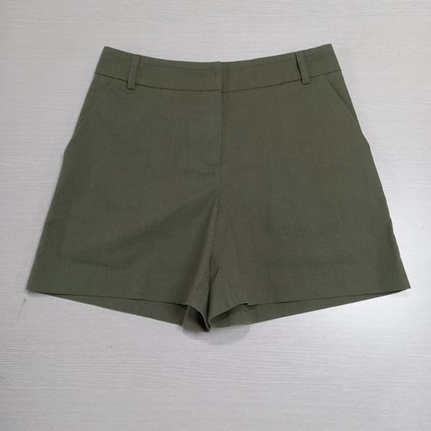 26 soup 린넨30% 여성용 반바지 카키 26-623
