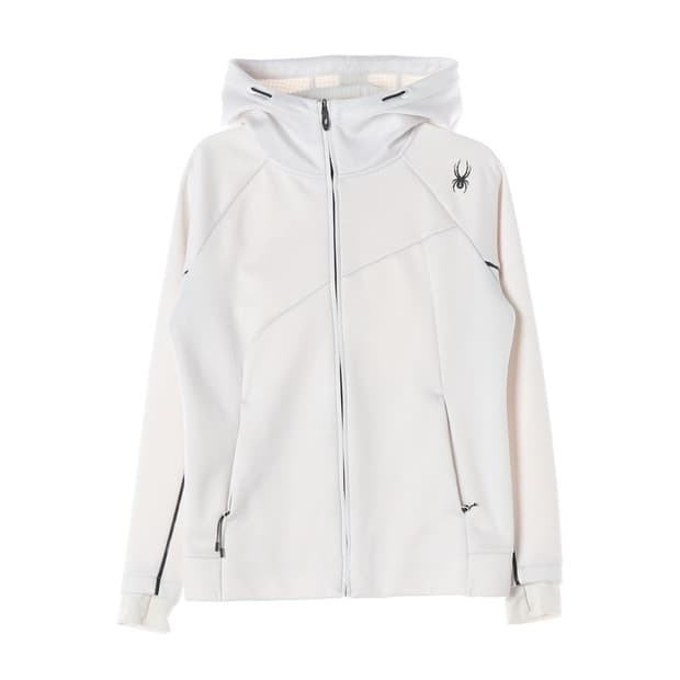 스파이더 화이트 로고 테크니컬 후드 집업 M