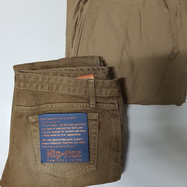 일제 된장 데님팬츠 29 2종 일괄 만원 새제품 