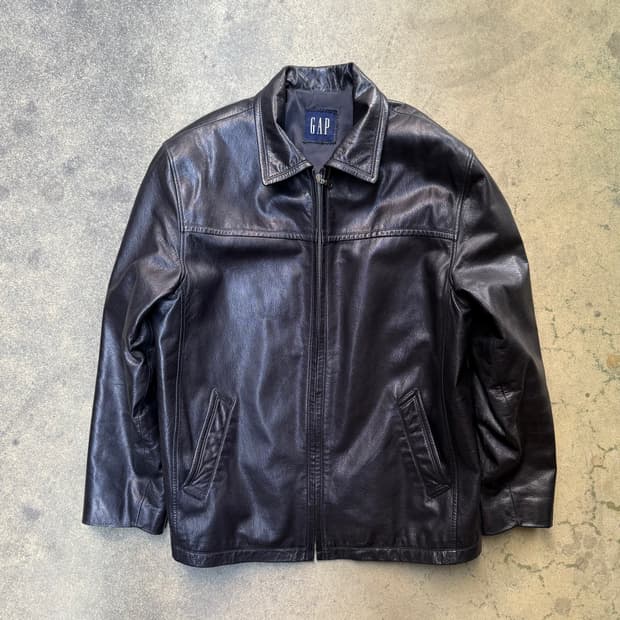 90s Old GAP Leather