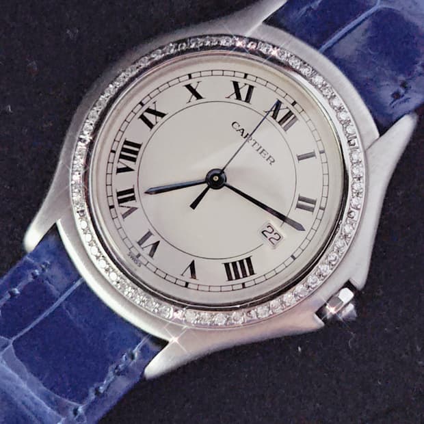 까르띠에 1990's 팬더 쿠거 다이아 시계