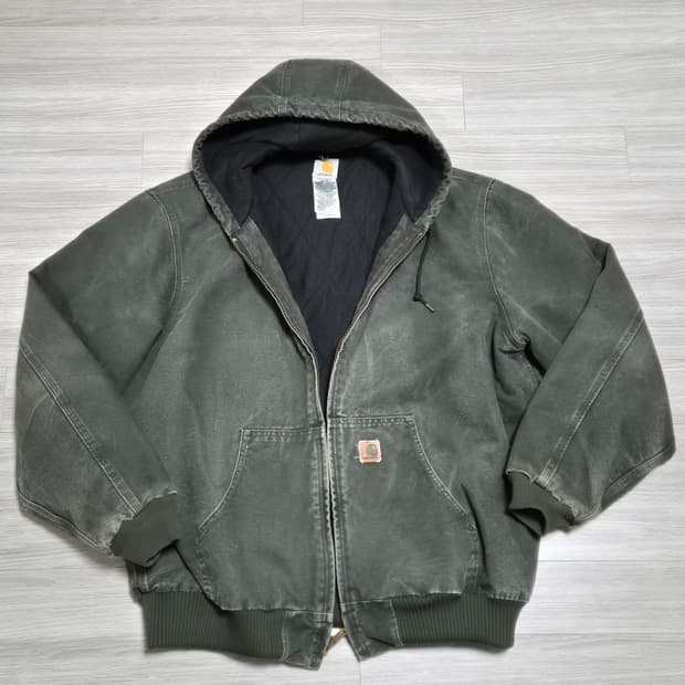 [XL] 칼하트  j130 샌드스톤 액티브자켓 - 모스 그린(MOS)