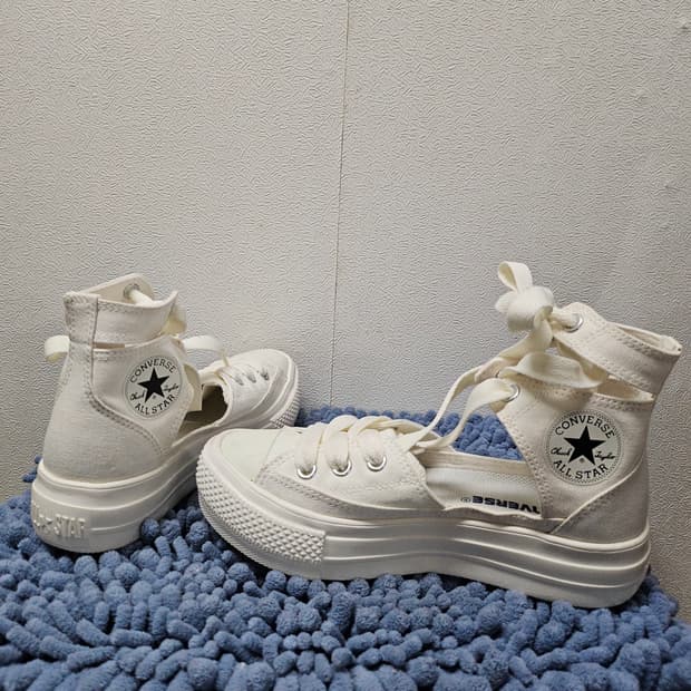 컨버스 올스타 라이트 플랫폼 길리하이 아이보리 230