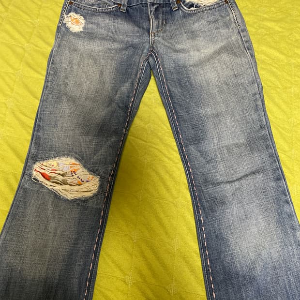 빈티지 로우라이즈 데님