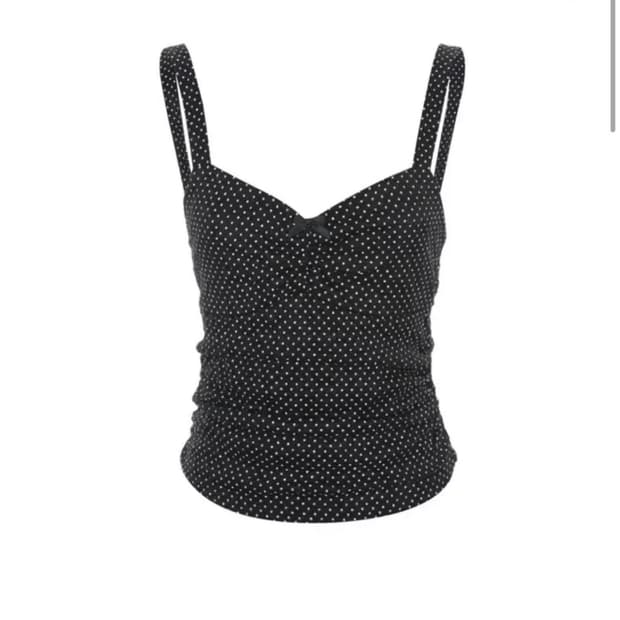 wsc archive 아카이브 Dot 3-way shirring top