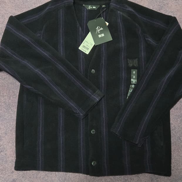 유니클로 × 니들스 가디건, 바지 (블랙, 그레이)