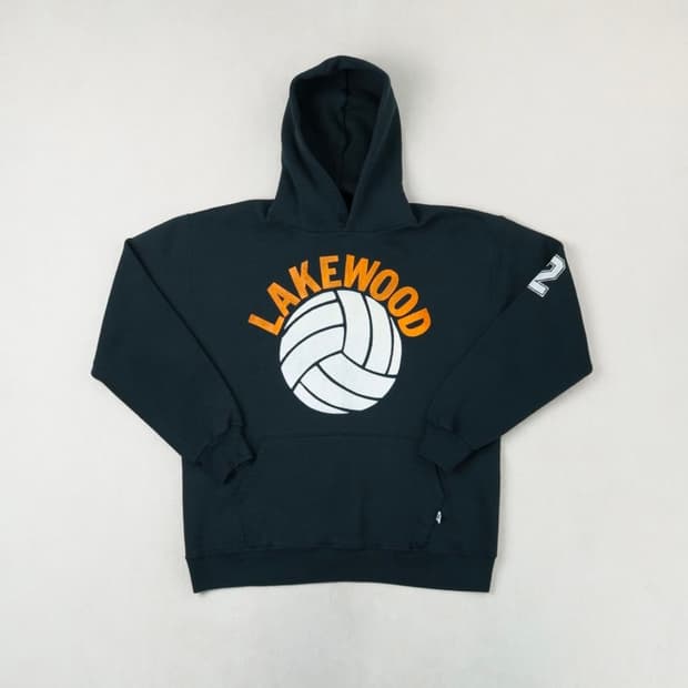 (XL) 러셀 애슬레틱 후디 스웻셔츠 블랙