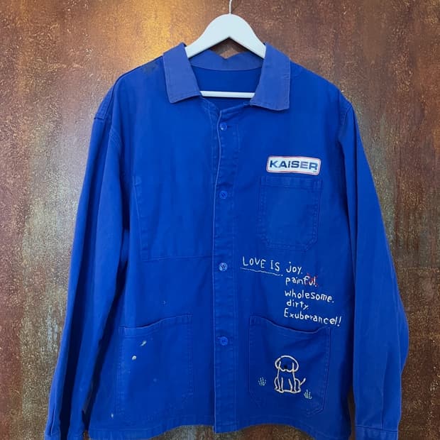 Frenchworkjacket 프렌치 자수 커스텀 자켓 