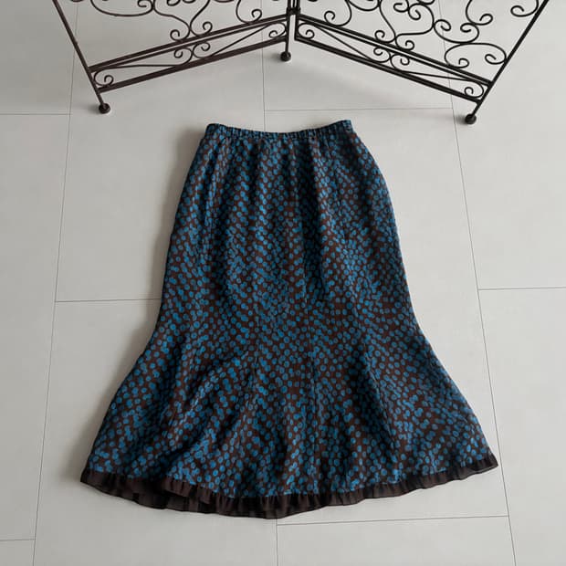 retro polka dot skirt
