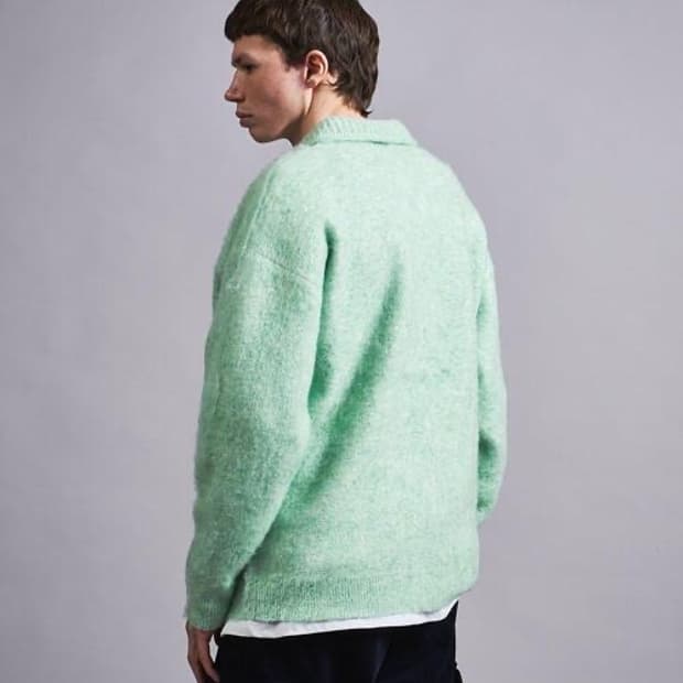 몽키타임 monkey time 모헤어 가디건 민트 L