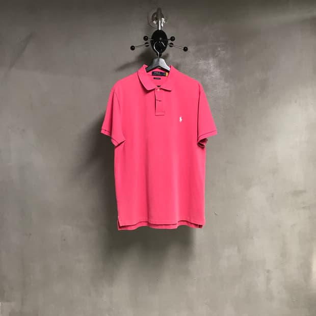 폴로 랄프로렌 QR PK 반팔 카라티 핑크 L(W)