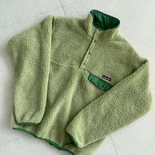 [M] 파타고니아 빈티지 글리세이드 스냅티 라이트그린 / 그린