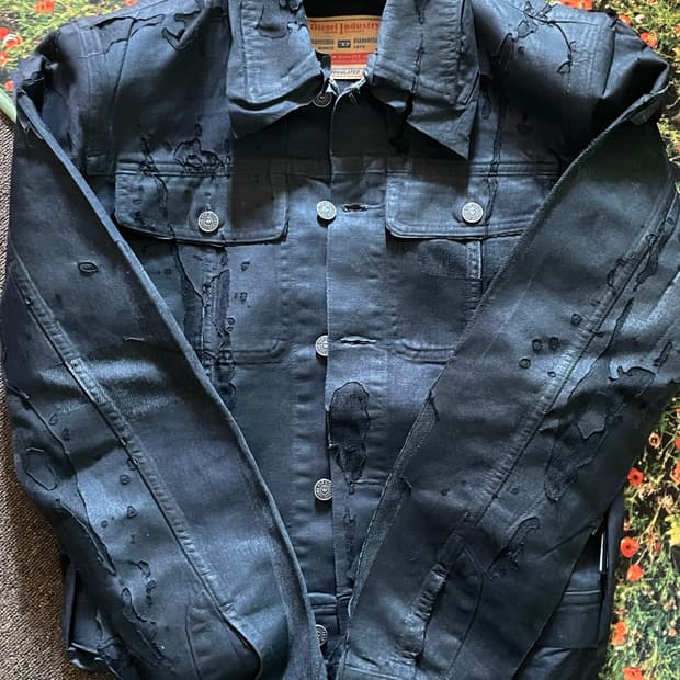 코팅 트러커 자켓