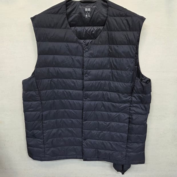 유니클로 울트라라이트다운 경량패딩 조끼 xl 다크네이비 