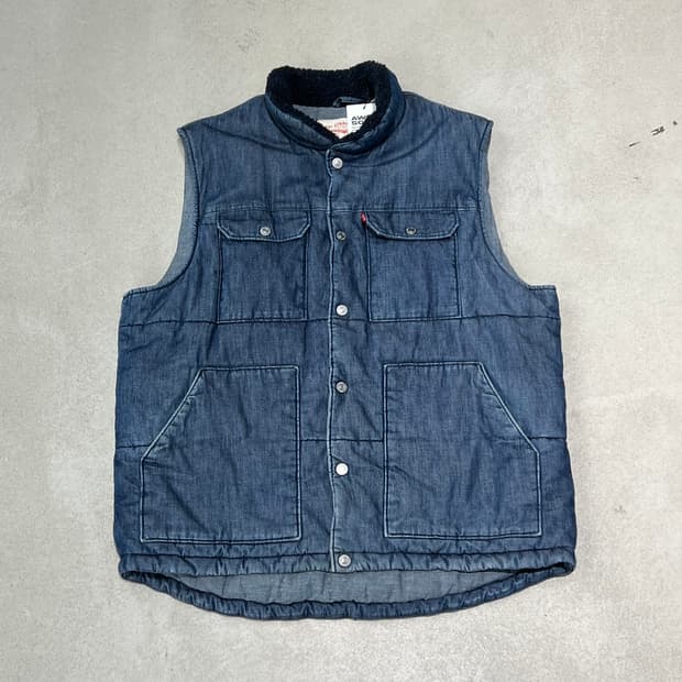 리바이스 데님 패딩베스트 s09835