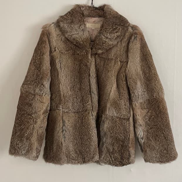 빈티지 퍼 자켓 코트