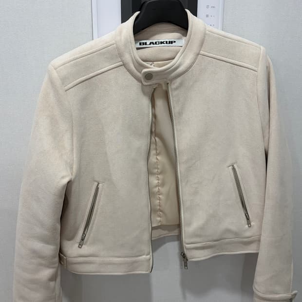 블랙업 스웨이드 자켓 