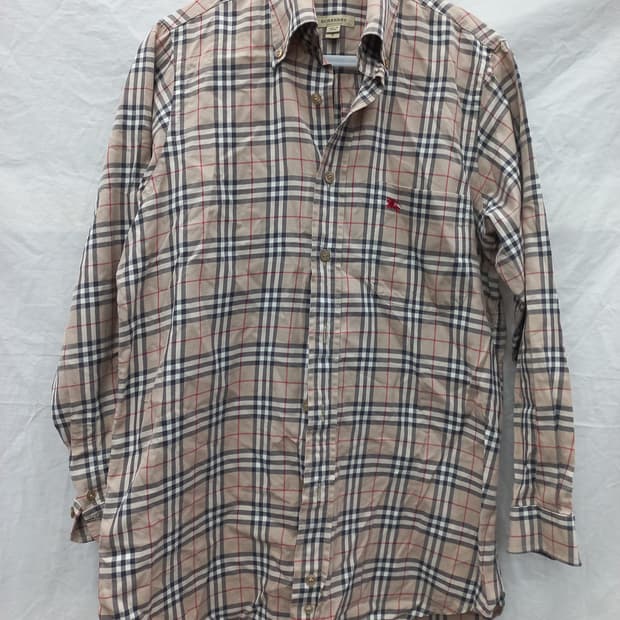 버버리 체크 남방 S (남 95)