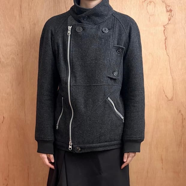 논네이티브 라이더스 울 봄버 자켓