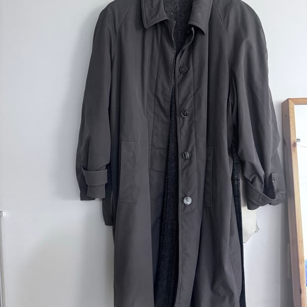 이태리 리버서블 울코트