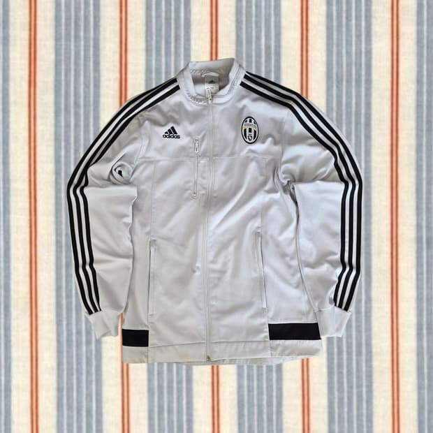 아디다스 유벤투스 화이트 져지 트랙탑 100