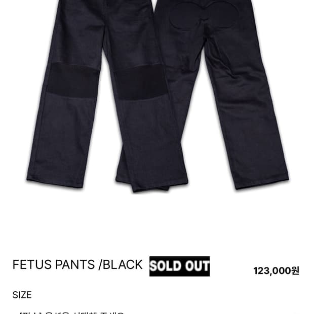 Emew fetus pants black