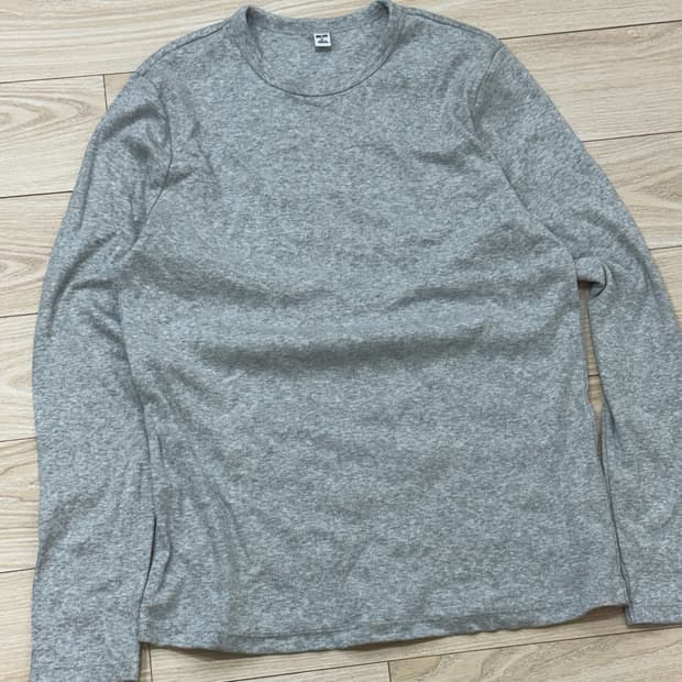 유니클로 소프트립T 그레이 (XL)