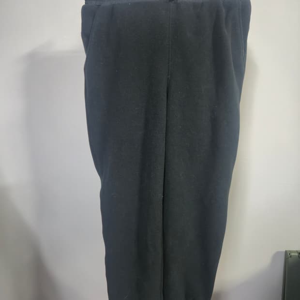 콜롬비아 기모 블랙 트레이닝 바지