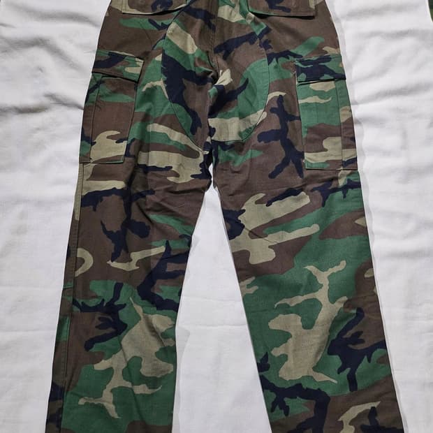 90s 우드랜드 카모 팬츠 