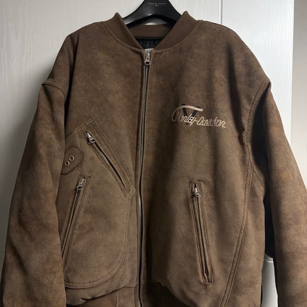 빈티지 자수 점퍼