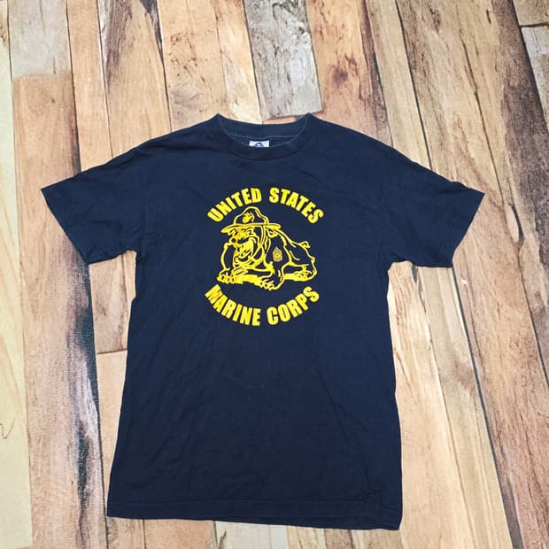 Vintage 90s USA AAA 미해병 싱글스티치 티셔츠 S