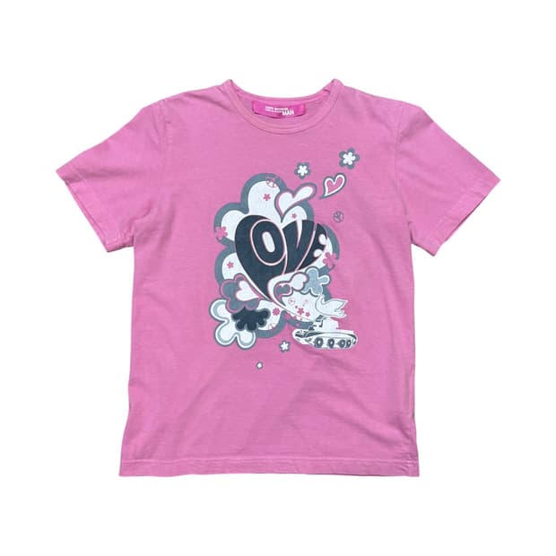 JUNYA WATANABE MAN PEACE MESSAGE T-SHIRT