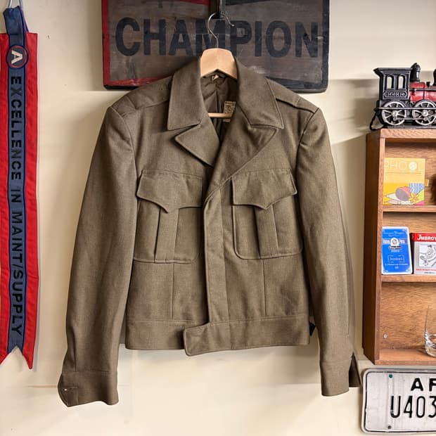 WW2 1943 US Army Ike Jacket 34R 260616-1