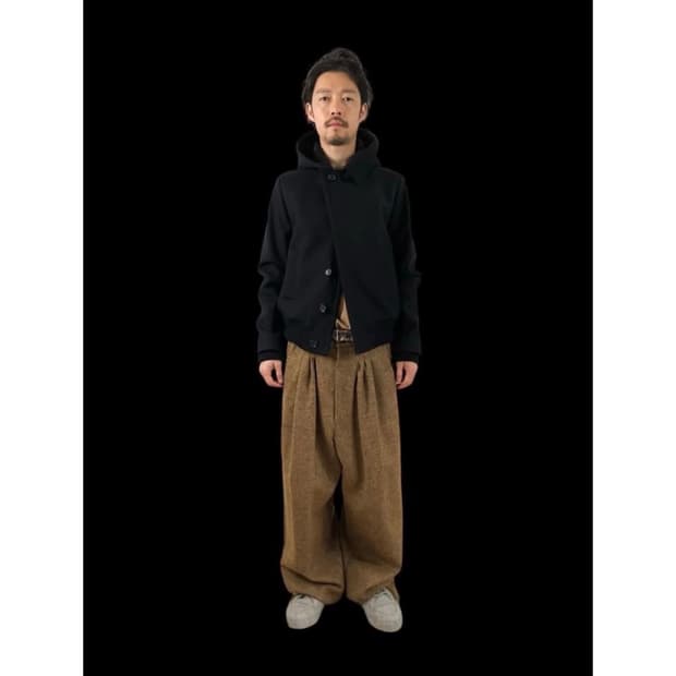 블레스 울트라와이드 플리츠 팬츠