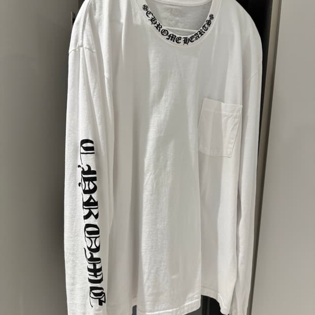 XL 크롬하츠 넥 로고 롱슬리브