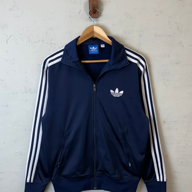 아디다스 구형 파이어버드 네이비 트랙탑 져지
