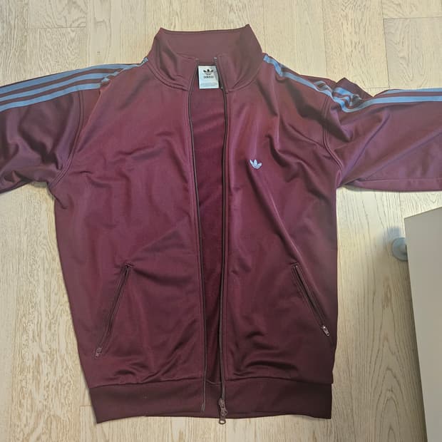 아디다스 베켄바우어  트랙 자켓 마룬