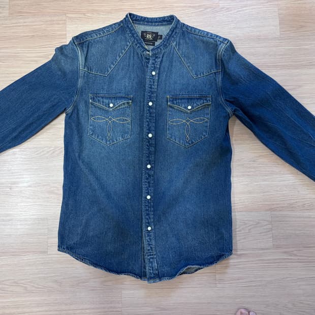 rrl 데님셔츠 L사이즈 팝니다.